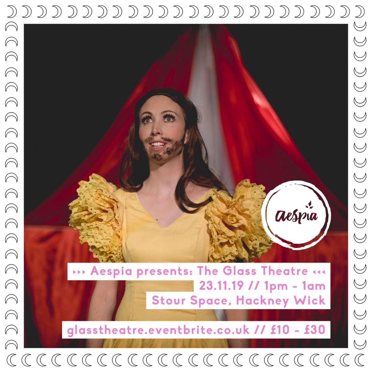 A e s p i a (@aespia_festival) on Twitter photo More artists for #AespiaPresents The Glass Theatre! It's <a href="/tdbeek/">Theodora van der Beek</a>'s Bearded Lady! "A brilliantly understated comic writer and performer" (<a href="/TheScotsman/">The Scotsman</a>) brings her signature queer character comedy to @StourSpace
23/11 1pm-1am Tix in bio xx Get yo beard on! #queertheatre ๐๐๐ More artists for #AespiaPresents The Glass Theatre! It's <a href="/tdbeek/">Theodora van der Beek</a>'s Bearded Lady! "A brilliantly understated comic writer and performer" (<a href="/TheScotsman/">The Scotsman</a>) brings her signature queer character comedy to @StourSpace
23/11 1pm-1am Tix in bio xx Get yo beard on! #queertheatre ๐๐๐