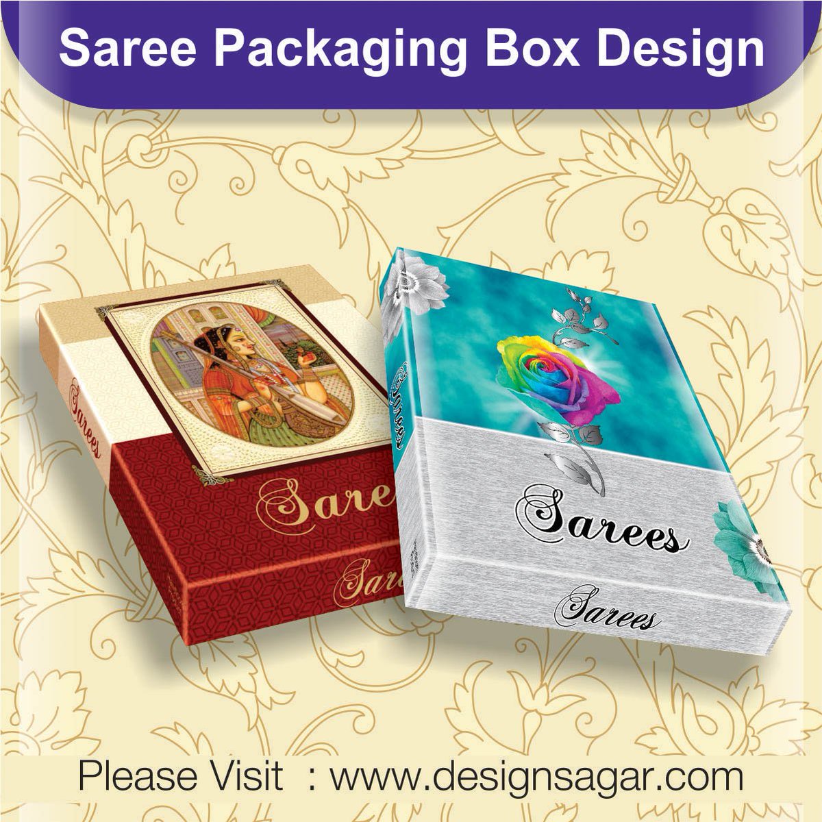 Deep Pink Woven Kanjivaram Saree - Ready To Style Box - (Combo of 4) –  Karagiri