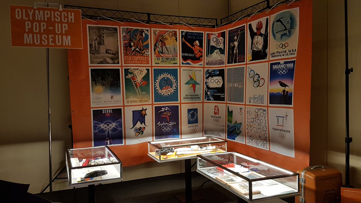 Vandaag is het #Olympisch Pop-up Museum present op de Algemene Vergadering van <a href="/nocnsf/">NOC*NSF</a> op Hotelcongrescentrum <a href="/Papendal/">Papendal</a>. Met items van o.a. <a href="/henniekuiperkw/">Hennie Kuiper</a> en  <a href="/arnoldvanderlyd/">Arnold Vanderlyde</a> #Olympism #Olympics