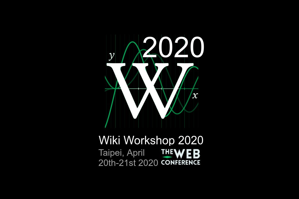 wikiworkshop's tweet image. 🎉We&apos;re thrilled to announce that #WikiWorkshop2020 —   the annual forum for researchers exploring all aspects of @Wikipedia, @Wikidata, @WikiCommons, and sister @Wikimedia  projects — will be hosted at #TheWebConf2020 (WWW) in Taipei on April 20-21,2020!

wikiworkshop.org/2020/