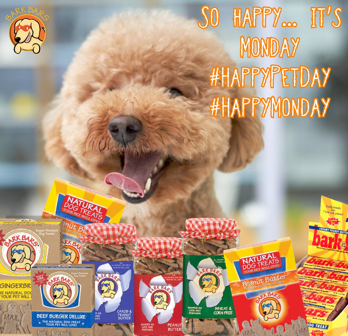 PetSnaxUSA's tweet photo. Sweeten up your Monday and make your dog smile with #healthy #yummy #allnatural #americanmade #dogtreats.
#LoveYourDog
#HappyMonday
#HappyPetDay
#HappyPetMonday
#PetSnaxUSA
#HealthyDogTreats
#NaturalDogTreats
#HappyDogs
#HealthyDogs
#LaughingDogs
#BarkBars https://t.co/G1lVY0nTFm