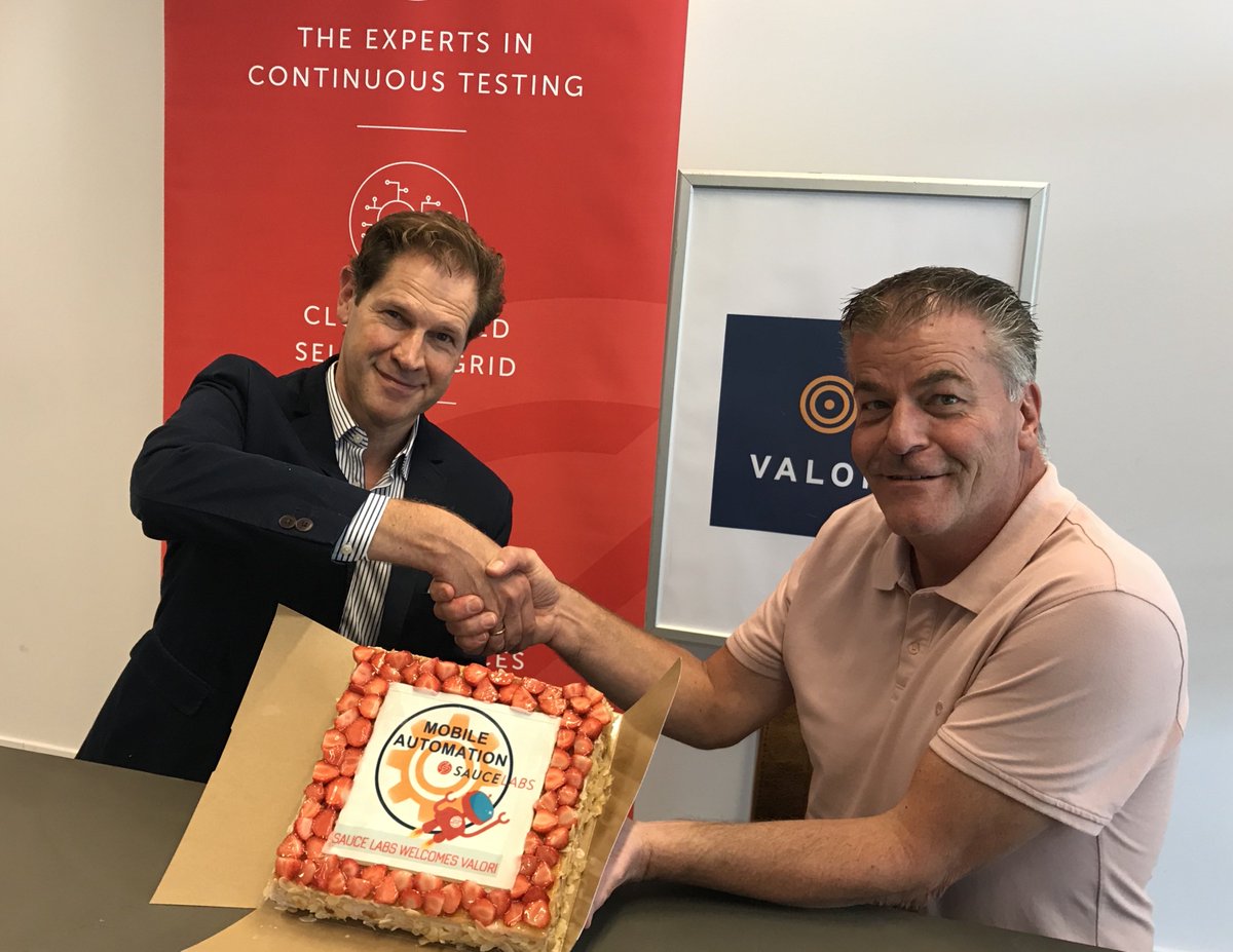 VALORIPublic's tweet photo. Valori sluit partnership met Sauce Labs. Lees het volledige bericht op onze website.
https://t.co/3y5wmrPfPE
#Valori #partnership #Saucelabs #continioustesting https://t.co/EZn79D37DN