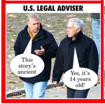 PrivateEyeNews's tweet photo. As Prince Andrew's attempt to "draw a line" under the Epstein scandal fails so spectacularly, a reminder that the first Private Eye cover devoted to it was way back in 2011 - and almost five full years ago in January 2015 we were joking about how long it had been going on for. https://t.co/YBAw7sf2m5