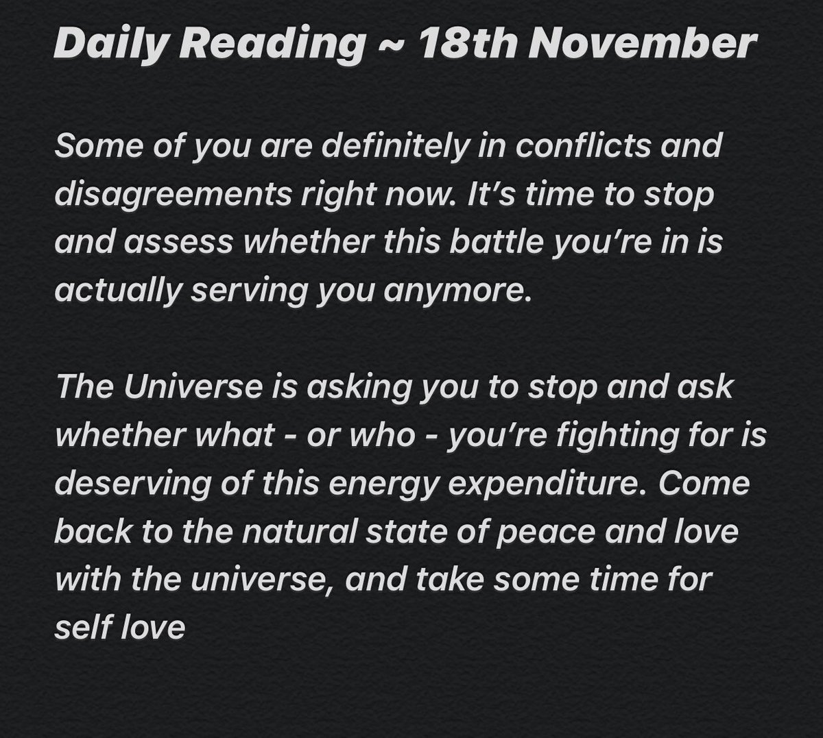 HappyMediumLeo's tweet photo. Some of you are definitely in conflicts and disagreements right now. It’s time to stop and assess whether this battle you’re in is actually serving you anymore #dailytarotreading https://t.co/FgbhXcEhqK