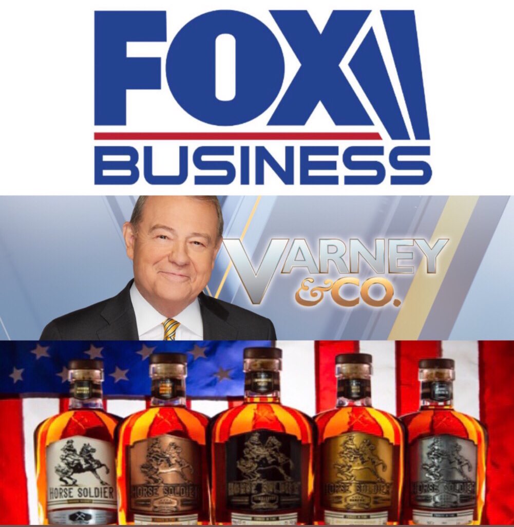 TUNE IN: <a href="/HorseSoldierUSA/">HorseSoldierBourbon</a> will be in-studio with <a href="/Varneyco/">Varney & Co.</a> on <a href="/FoxBusiness/">FOX Business</a> this morning ~1050.