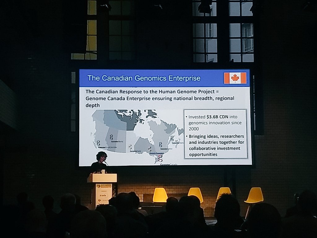 20yrs ago #canada founded the Canadian genomics enterprise to promote #genomics technologies.

👉 that's how you stimulate economy and knowledge generation

<a href="/Bio_Markets/">World Bio Market Insights</a> #synbiomarkets19 <a href="/digi_bio/">DigiBio</a>