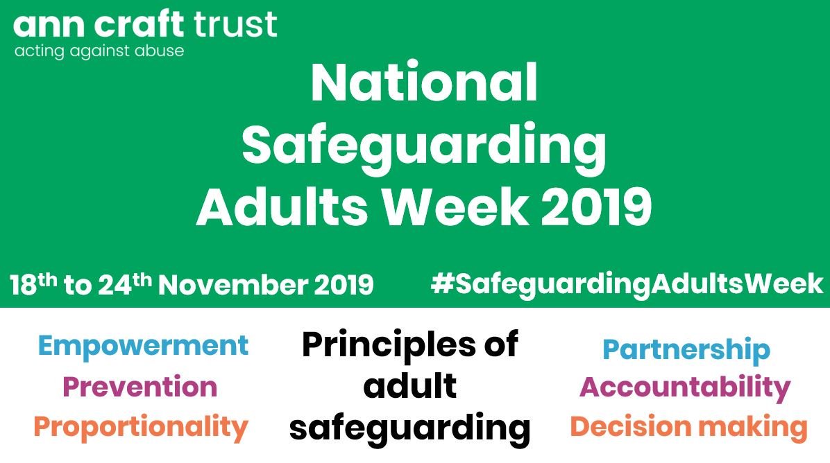 CSAP_LSAB's tweet image. Do you know the six principles of safeguarding? Visit @SCIE_socialcare website to find out more: bit.ly/2pP9cOJ 

#empowerment #prevention #proportionality #partnership #accountability #decisionmaking #safeguardingadultweek