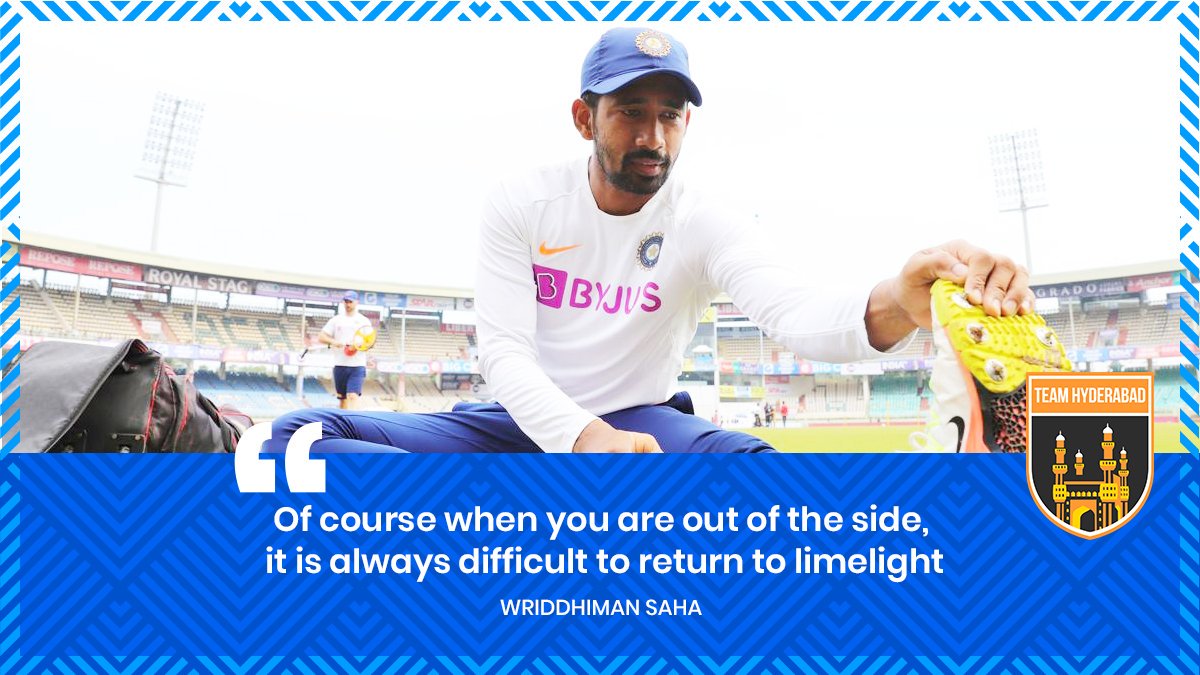 🗣🏏 Wriddhiman Saha on how tough it was being out of the side during rehab.Photo by BCCI | #INDvBAN #INDvsBAN #wriddhimansaha #saha #rishabpant #rishabhpant #indiancricket #teamindia #SunrisersHyderabad #SRH #Orangearmy #IPL #VivoIPL #TeamHyderabad #CRICKETS #Sportwalk