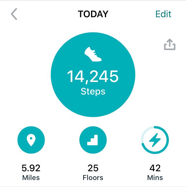 Squeeze_85's tweet photo. Busy morning...
#FitBit #FitBitSteps https://t.co/w7mjvpMwKT
