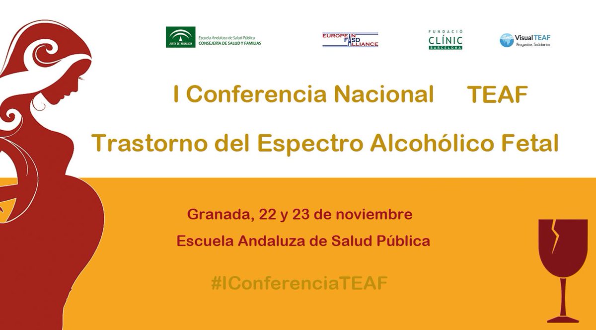 escueladopcion's tweet photo. 🗣🗣🗣🗣‼ ÚLTIMOS DÍAS‼ Se Amplía el Plazo de Inscripción🚶‍♀️🚶🏃‍♀️🏃‍♂️
👉🏻👉🏼 I Conferencia Nacional ‘Trastorno del Espectro Alcohólico Fetal’ #TEAF 22 y 23 noviembre en @EASPsalud #Granada ✍INSCRIPCIÓN 
https://t.co/s5BwHY2Hh1 https://t.co/dYmADE1AWN