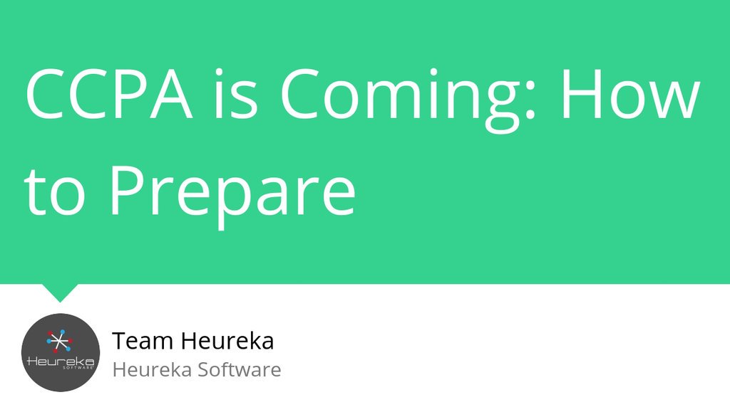 "Similar to the European Union’s General Data Protection Regulation implemented in May 2018, CCPA is intended to establish greater transparency around data use and to give consumers control over their personal information." lttr.ai/KMuT #Privacy #CCPA