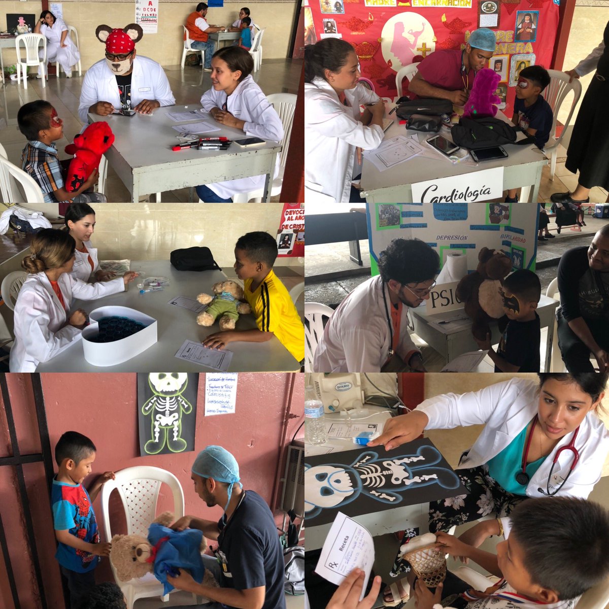 SCOPH_Panama's tweet photo. Teddy Bear Hospital fue un éxito total, gracias a todos por participar 🥰🧡 los niños quedaron encantados! https://t.co/rDpgh0MERB