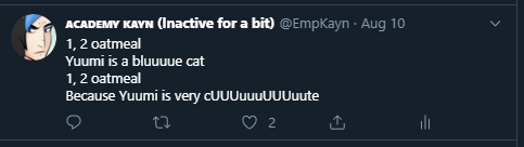 EmpKayn's tweet photo. (( Before I make my pinned post, I just want to remind people of the kind of person I am. )) https://t.co/8yBIZ3IL0Q