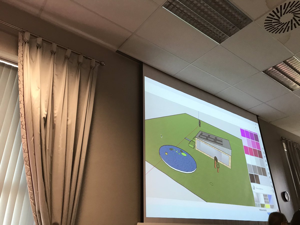 FifeFirst's tweet image. Fab use of Google SketchUp to design an eco school demonstrated by S1s @fifecollege as part of First Chances Programme @KirkcaldyHigh @StAndrewsRCHS @WoodmillHigh @ViewforthHS @GlenwoodHS