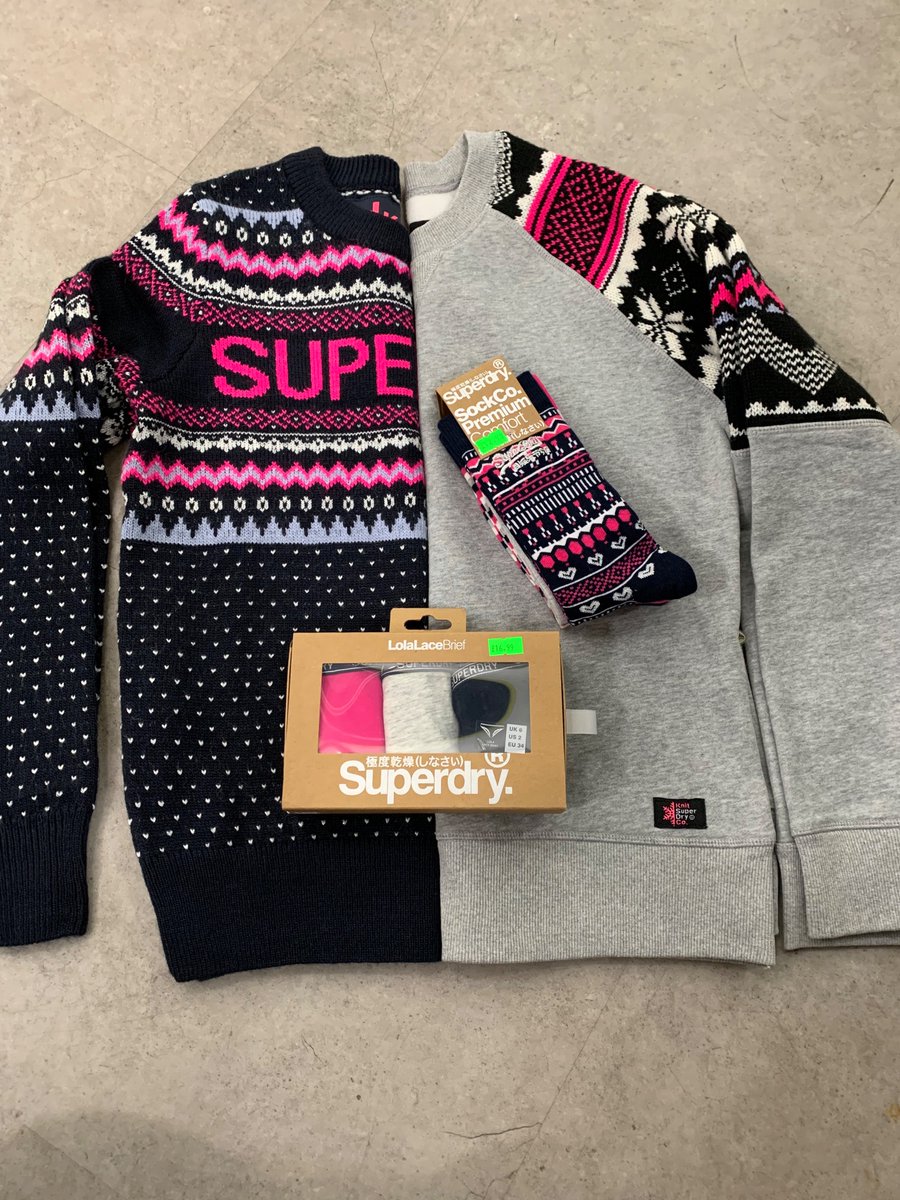 DesignerWarehou's tweet photo. Superdry Christmas Lines 2019 https://t.co/l5Ja2Pd0PP
