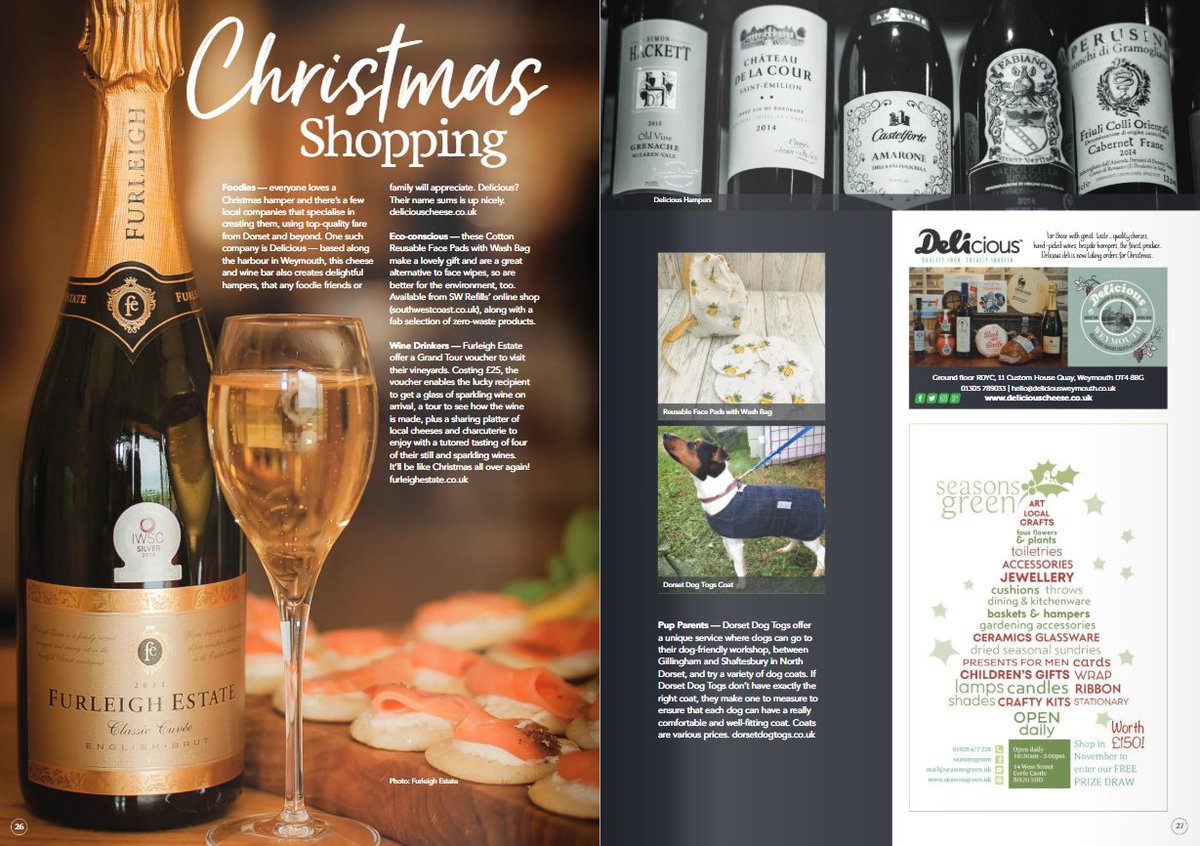 Are you fully stuck in to your Christmas shopping, or just stuck as to what to get? Here's a little inspiration for gifts available to buy in #Dorset. 🎁

en.calameo.com/read/004364226…