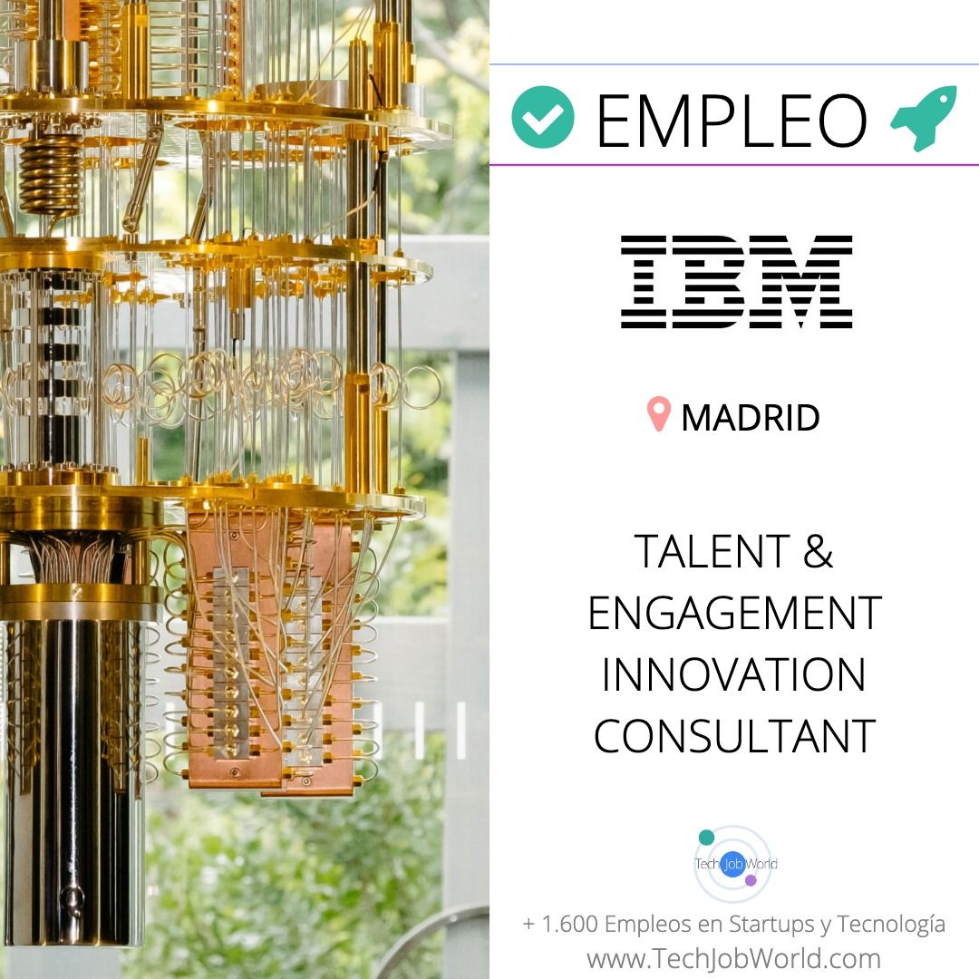 TechJobWorld's tweet image. IBM busca TALENT & ENGAGEMENT INNOVATION CONSULTANT en MADRID. Y otros empleos techjobworld.com/jobs/job.php?j… #empleo #tech #tecnologia #trabajo #entrevista #ibm #Madrid