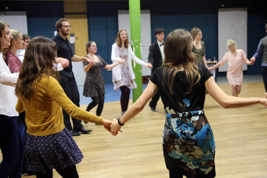 ***Ceilidh- Friday 22nd, 7:30pm***
Join us in the Terrace restaurant, on campus, for our Ceilidh, with Irish Soc. Everyone welcome, no experience needed. We'll have a live band and caller to teach you the dances!