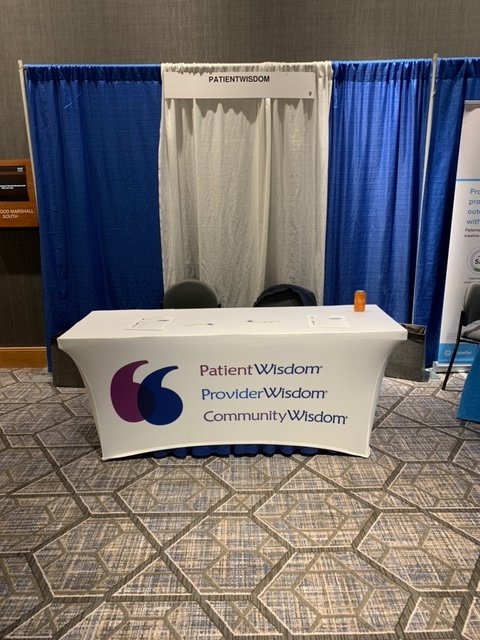 PatientWisdom's tweet image. Looking forward to Day 2 of @USNHoT at #USNHoT2019!

Find our @PatientWisdom team at Booth #8 to learn more about how we are transforming the experience and delivery of care.

#Listen2Patients
#WeHearYou