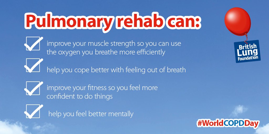 Pulmonary rehab can be an incredibly effective treatment for chronic obstructive pulmonary disease. Being breathless may make being more active seem scary. But many patients say they really benefit from it.
#WorldCOPDDay
More: bit.ly/2qZnXij
