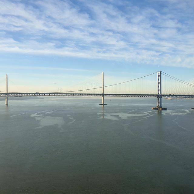 Beautiful day for a trip from Edinburgh to Dundee. #bbcclick <a href="/BBCClick/">@bbcclick</a> Live here we come... ift.tt/2O1c3NX