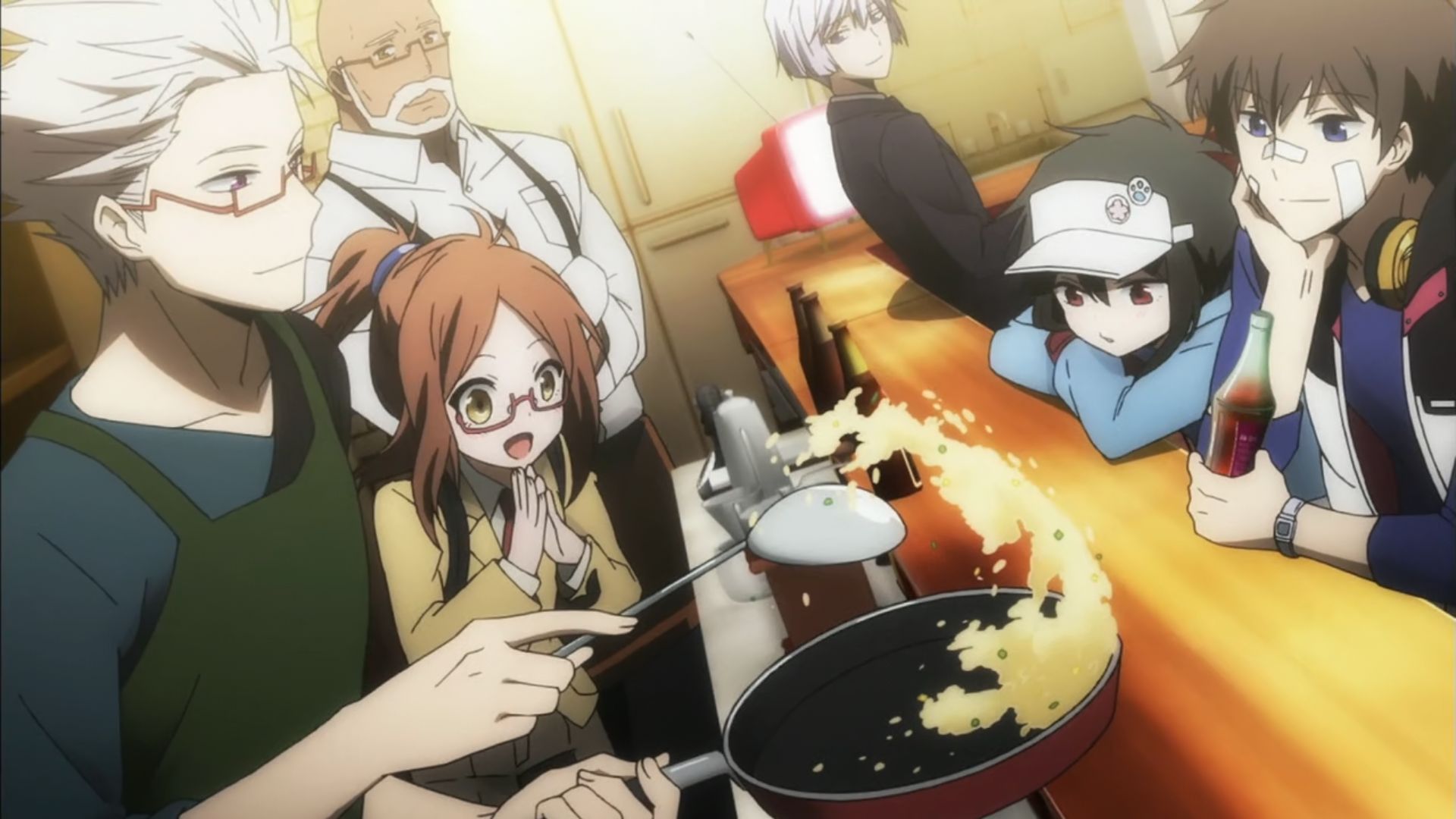 すとらん はんぶんくらいひと ハマトラのなかでタイバニ ネタやったことを勘案すると メガネがチャーハン作るのも多分バニーちゃんリスペクトよね T Co Bllovnox78 Twitter