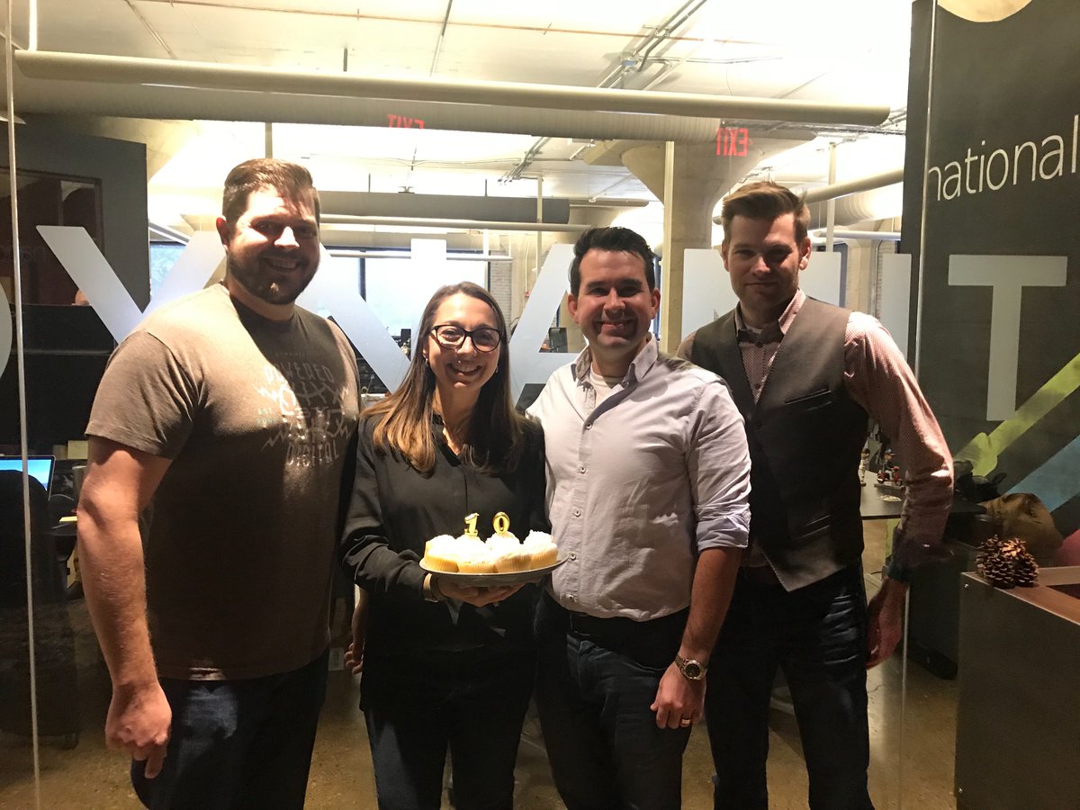 DYNAMIT's tweet photo. Congratulations to Partner Jamie Timm, who is celebrating 10 years at Dynamit this month! We are so grateful to you, Jamie, for your leadership and dedication to this company, our employees, and our client-partners over the past decade. #growth #drive #community https://t.co/snSEWeePwv
