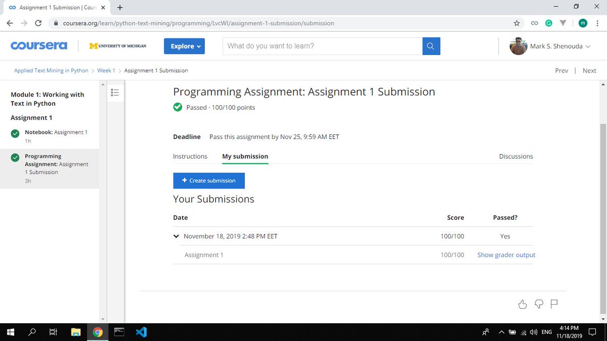 r2d14:- Working for 20 mins on my Technical Analysis project's front-end, I have a problem with making <div> height 100% with html position relative(I need to keep relative for the page footer)- submitted week 1 assignment of text mining course#100DaysOfCode #100DaysOfMLCode