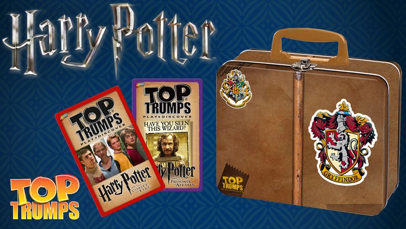 Love Top Trumps and Harry Potter? Us too! This awesome collectible #Gryffindor tin comes with two packs of #HarryPotter themed #TopTrumps, and also doubles up as a great place to keep your cards. Check it out!

Shop now: hawkin.com/harry-potter-c…