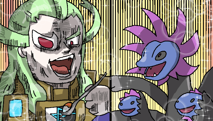 ガラル地方でカレーを食べるゲーチス 話題の画像がわかるサイト