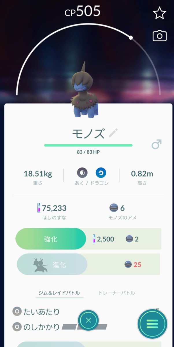 野生のモノズ