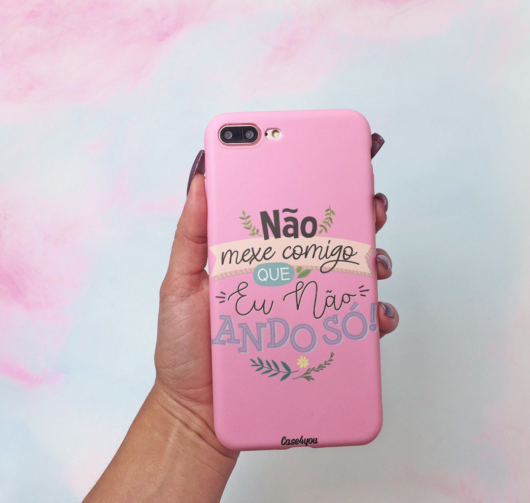 case4youoficial's tweet image. 👊 Psiiiu, estou sempre protegida! #ficaadica 🙏
.
✅{Capa Case Colors Rosa Não Mexe Comigo} #case4youoficial #casecolors #pink #usocase4you #customcase #welovecase #lovecase4you