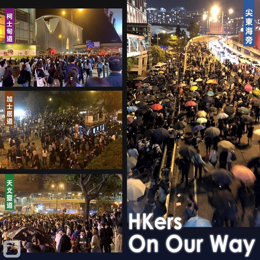 BringHong's tweet image. Citizens without gears filled roads to #PolyUHK , just to save our kids.#SOSHK