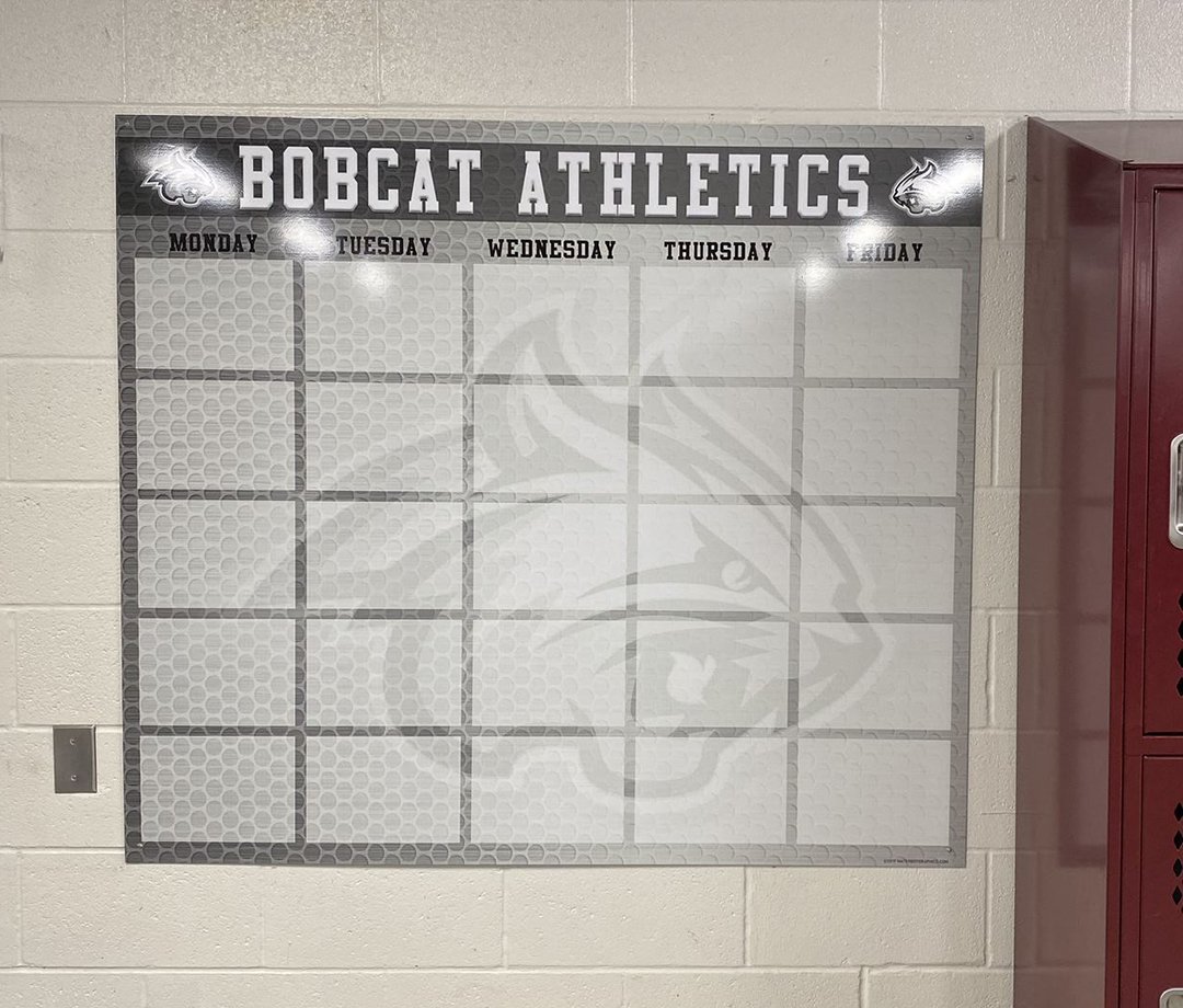 waterboy_tx's tweet photo. We can brand your entire athletic facility! @AMCMSBobcats
#webrandbig #athletics #sports #sportsbranding #waterboygraphics #customgraphics #AMCMS #bobcats#bobcats https://t.co/0niM8lS7Ei