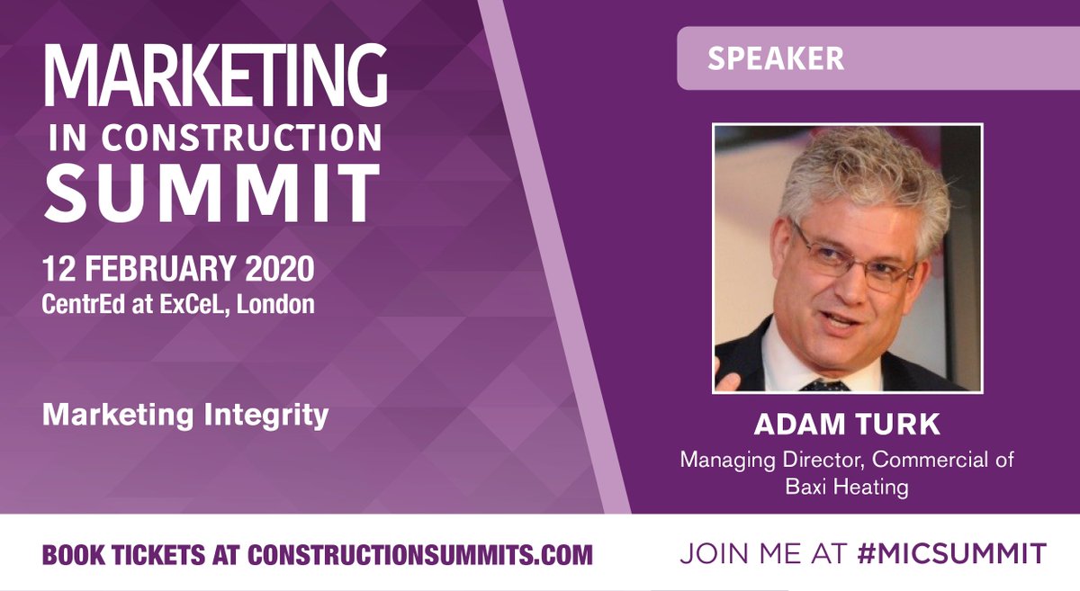 UK_CW's tweet photo. Speaker announcement!

@adamturk7, Managing Director, Commerical of Baxi Heating UK, will discuss how UK product Manufacturers are responding to challenges of the Hackitt review at #MICSummit on the 12th February. 

Earlybird tickets £225 + VAT saving £50: https://t.co/hnWtycEGg9 https://t.co/9oOoMjq7vk