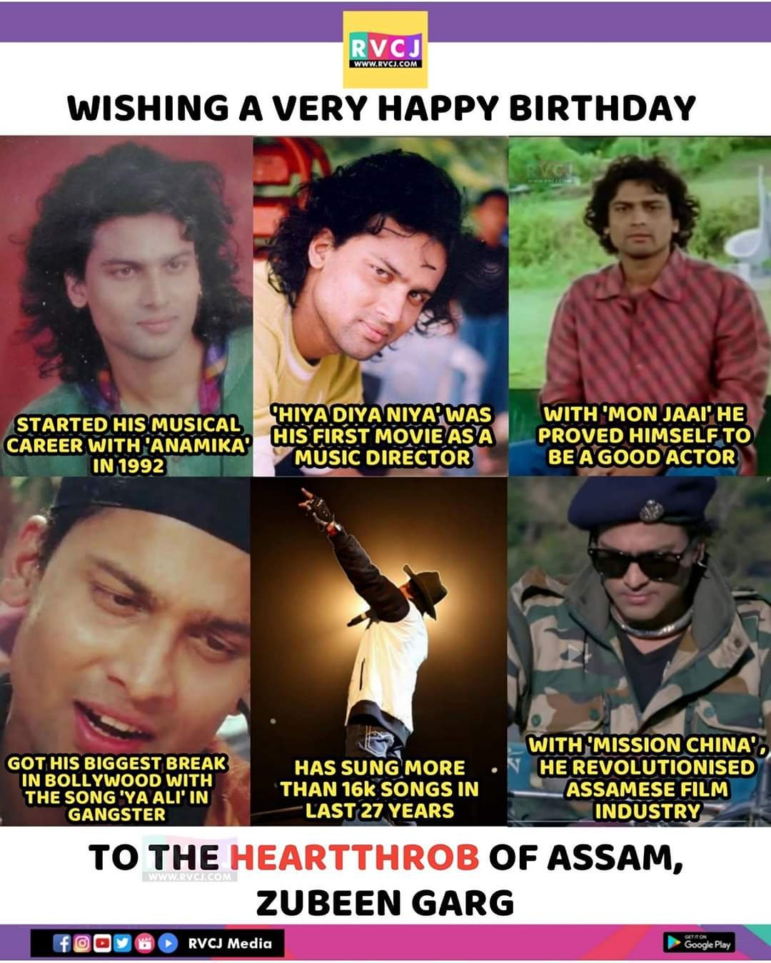 Happy Birthday Zubeen Garg! 