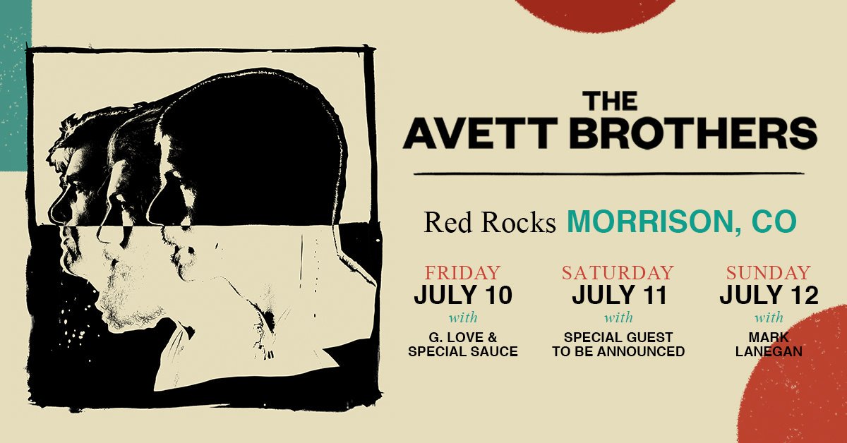 Red Rocks Seating Chart Avett Brothers