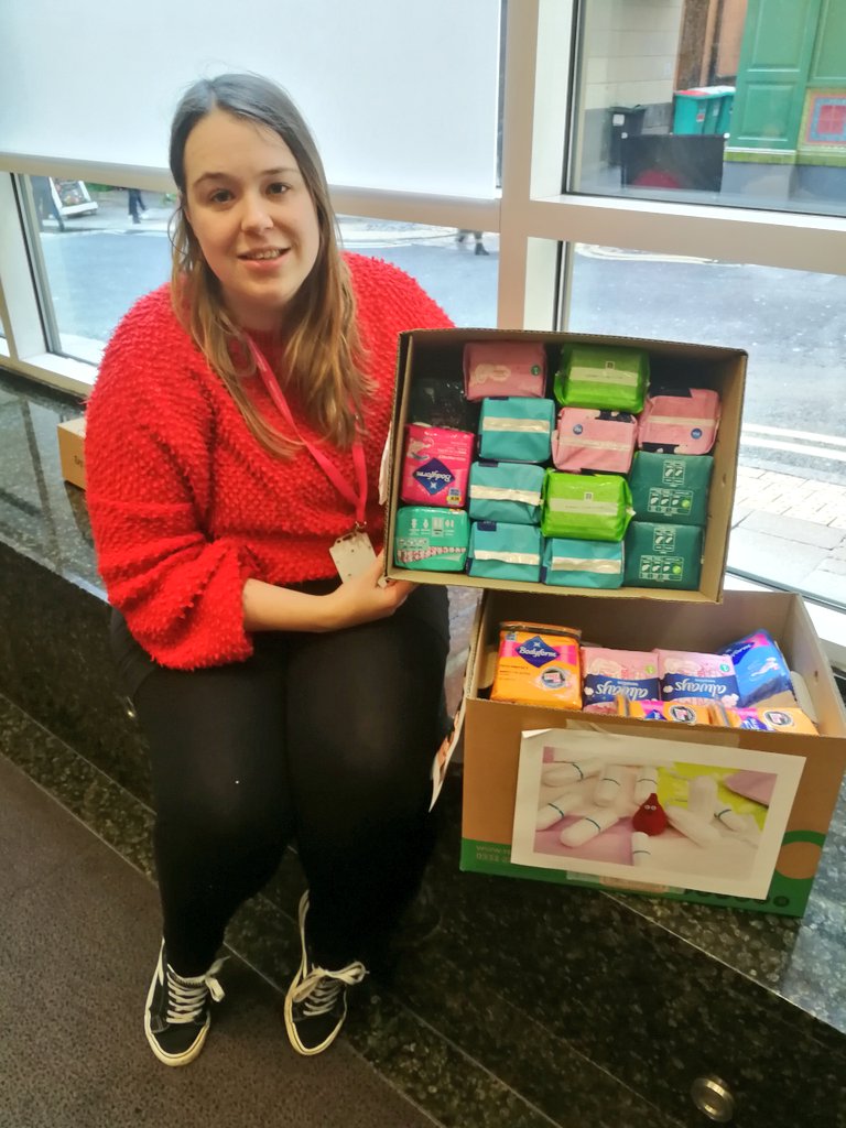 cystersgroup's tweet photo. Many thanks to @irwinmitchell Birmingham for supporting us with our #PeriodPoverty project "Our Cysters."
These donations of Menstrual products will be given too @HandsworthSchs to be distributed amongst the association. #PeriodPovertyTaskForce @PlanUK @freedom_4_girls https://t.co/bHIQ8BxAIb