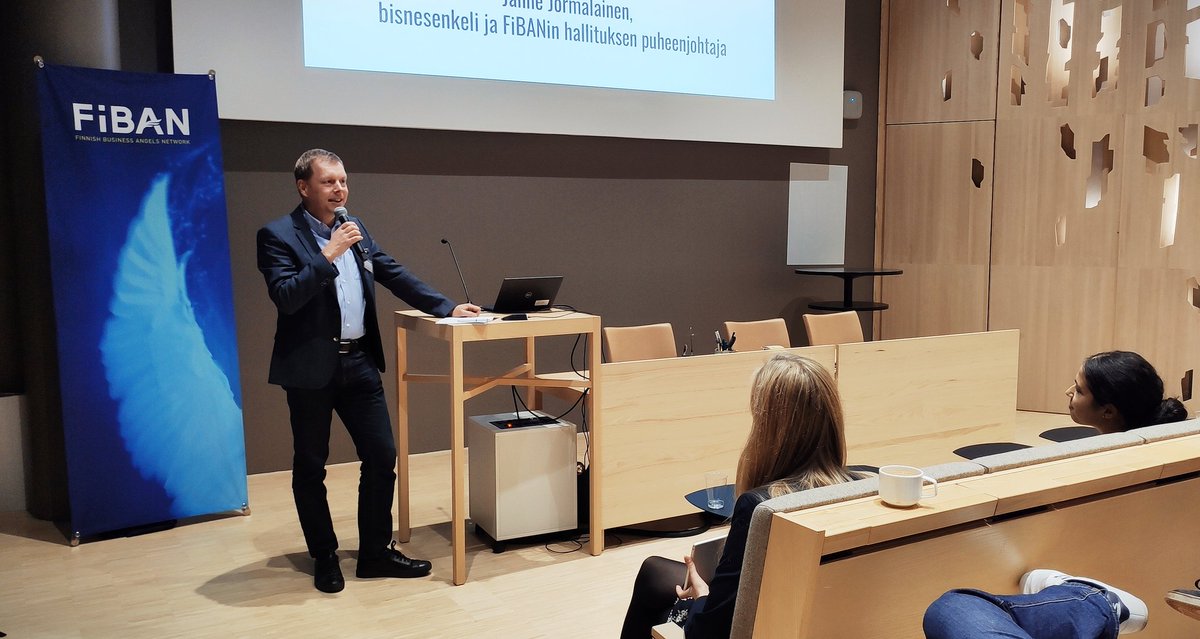 FiBANorg's tweet photo. Tänään järjestettiin @OP_Ryhma kanssa Minustako bisnesenkeli? -tapahtuma kaikille enkelisjoittamisesta kiinnostuneille. Kolme vinkkiä ensimmäiseen enkelisijoitukseen: 1. Sijoita syndikaatissa 2. Osallistu koulutuksiin 3. Valitse sijoituskohteesi rauhallisesti https://t.co/njiLmIUYPZ
