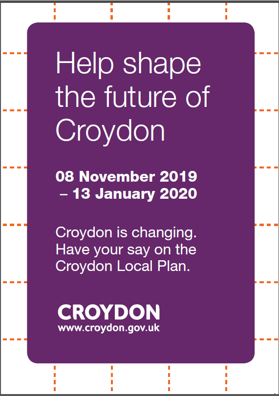 Some cool events to attend if you're interested in town planning Saturday surgeries, at the Croydon Art Store (upstairs) 16, 23, 30 Nov, 2-3pm Youth Cabinet, at the Town Hall, 04 Dec, 5-7pm Closing Workshop, at the Croydon Art Store (upstairs) 07 Dec, 2-3.30pm