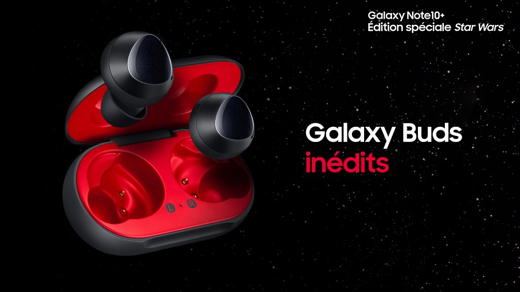 Galaxy Buds Star Wars Rouge