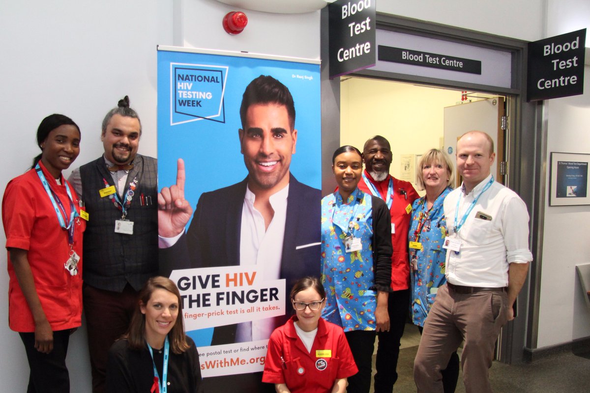 It's National HIV Testing Week. Throughout the week a HIV test will be offered to adult patients visiting their GP in Lambeth and Southwark, as well as those coming to our hospitals for a blood test. Read more about why we're taking part: bit.ly/GSTT-HIV-test-… #HIVTestWeek