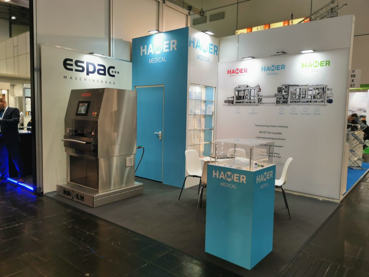 #HamerMedical welcomes you to #COMPAMED 2019. Come and meet us in our booth at Hall 8B/K07 and find out more about our blister machinery, customized packaging solutions, medical blister for sterilisation. 

Don’t forget to drop in and say hello!

#healthcarepackaging