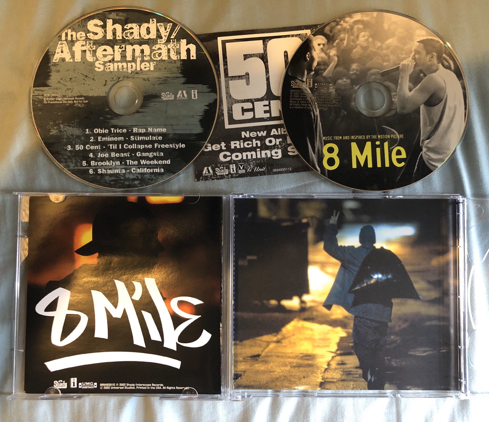 8 Mile Soundtrack レコード EMINEM 8 MILE SOUNDTRACK Various Artists 2LP on Interscope NM hip