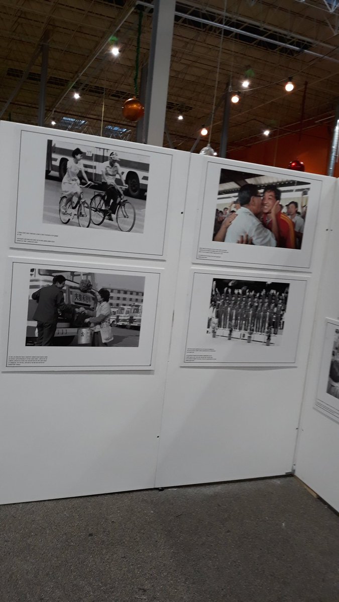 An archive of photos 'In pursuit of a better life' was officially opened today in the event space @LeedsMarkets on display until Wednesday