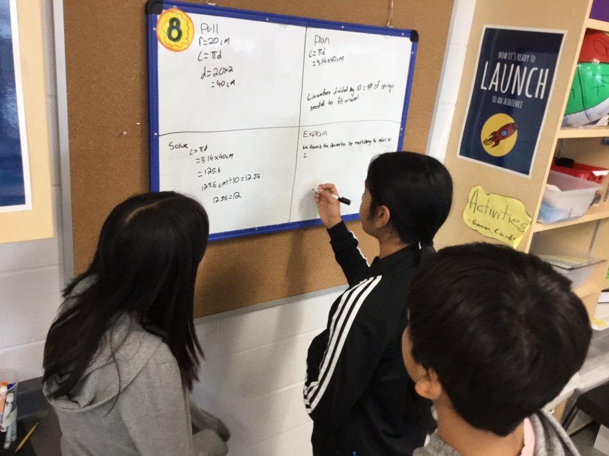 wendell12186's tweet image. #Verticalspaces @TonyPontesPS using #pullnplan to solve circle word problems @PeelSchools