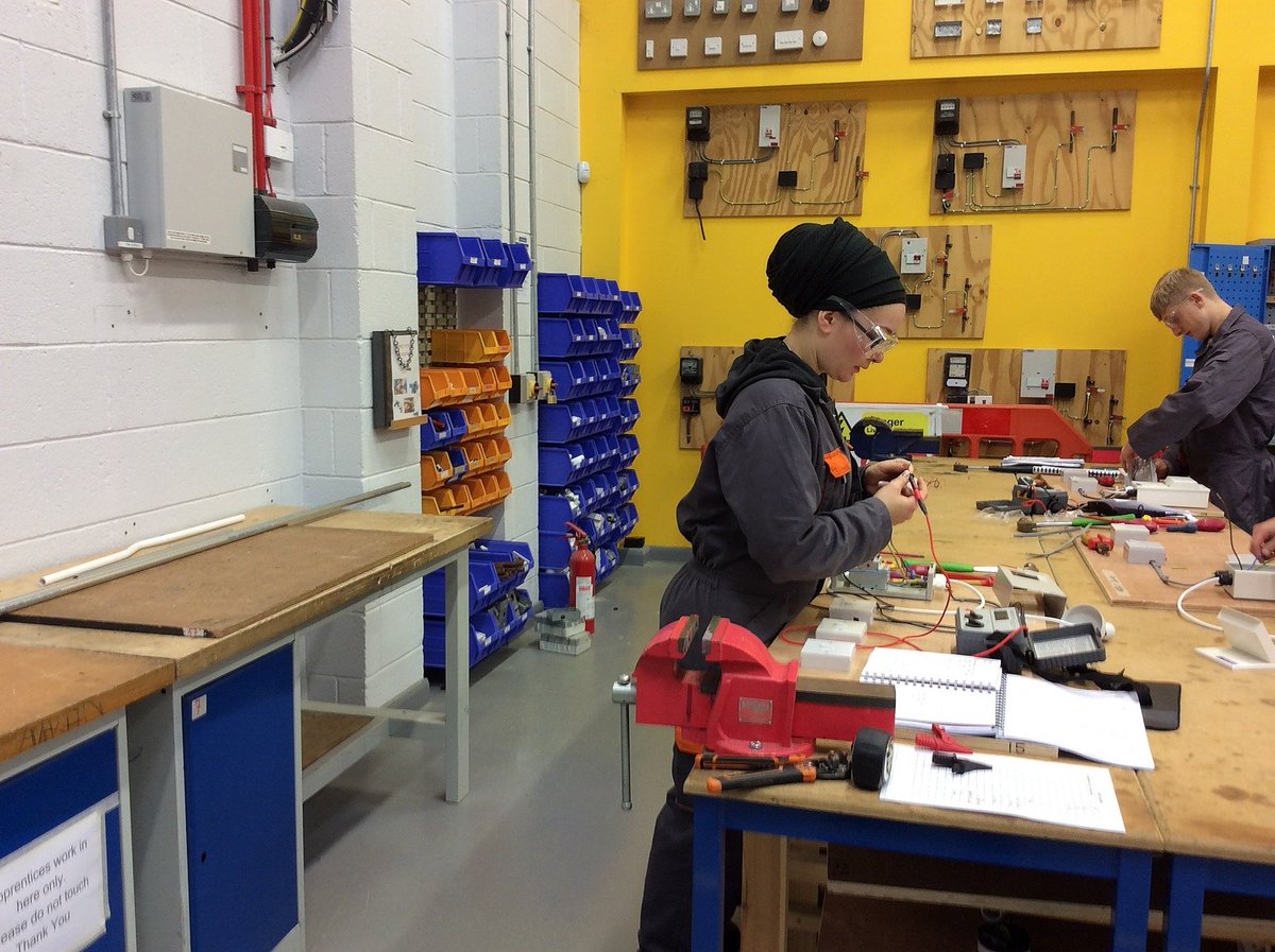 Mature student Jackie, aged 33, is currently studying# Electrical #Engineering here at North Lindsey College. She studies here whilst working at Tesco part-time. She said: "My partner's a bricklayer and I wanted to learn another trade so we can start to renovate houses."