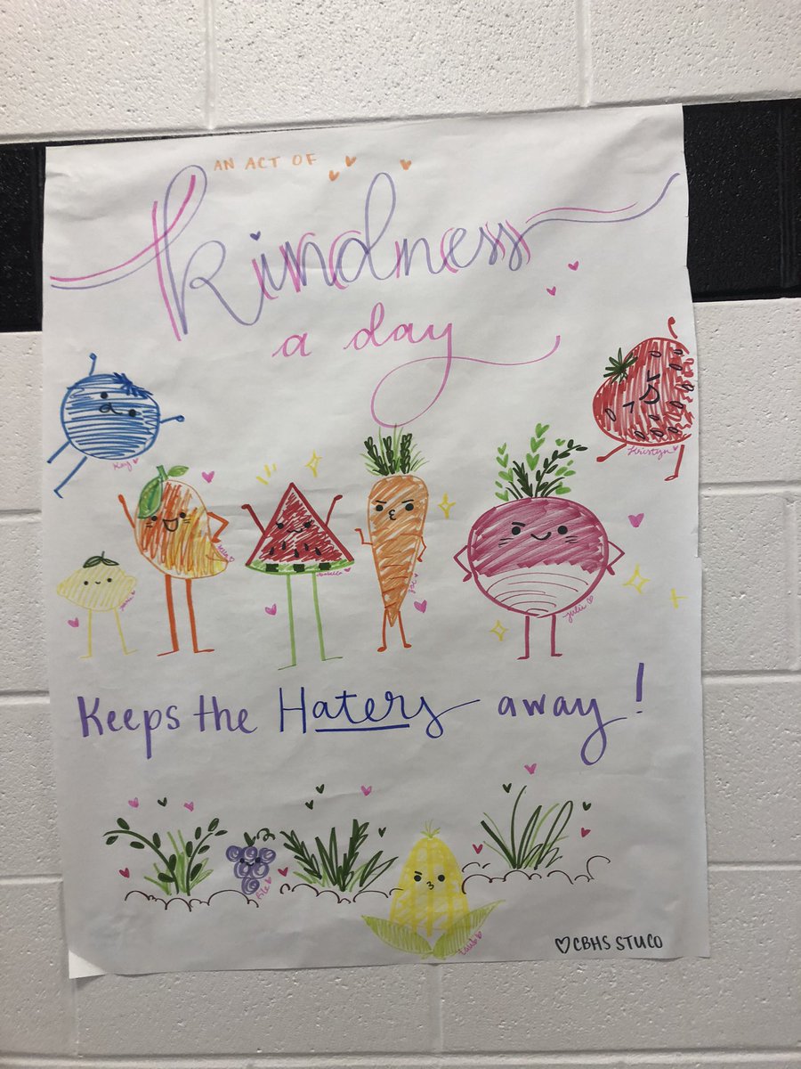 a kindness a day keeps the haters away!! ✨ <a href="/clearbrookhs/">Clear Brook HS</a> #brookmixitup