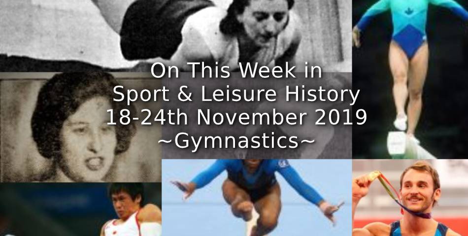 Don't miss the regular #OnThisWeek in #SportHistory & #LeisureHistory - a little slice of #history brought to you every #Monday by @Playing_Pasts #YourWelcome This week features #Gymnastics across the years 👉bit.ly/2CT8frJ #SportHistory @BritGymnastics @gymnastics