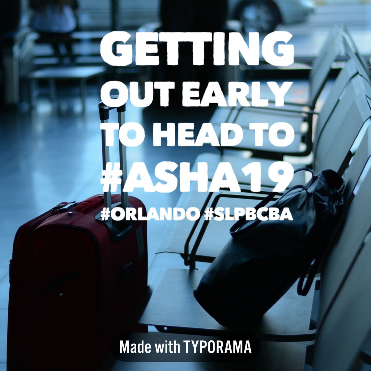 Heading to #ASHA19! #speechlanguagepathology #speechpathology #speechtherapy #languagetherapy #slpbcba #orlando #florida ☀️☀️☀️